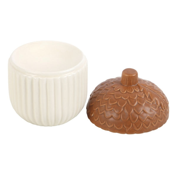 Autumn Acorn Ceramic Wax Burner