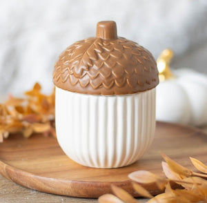 Autumn Acorn Ceramic Wax Burner