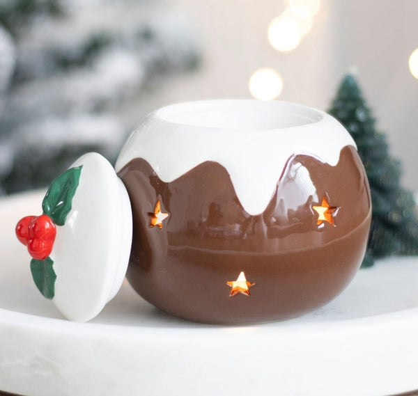 Coming Soon! Christmas Pudding Ceramic Wax Burner